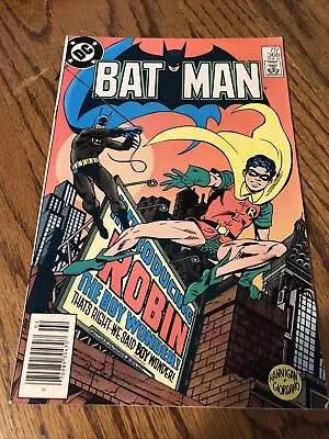 Buy Batman #368 1st New Robin Newsstand - Buy 3 For Free Shipping! (DC, 1984) AF • 20.55£