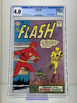 Buy Flash #139 CGC 4.0  Silver Age DC Comics 1963 1st Appearance Of Reverse Flash • 398.12£