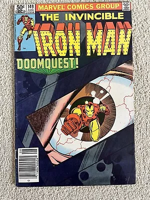Buy Iron Man 149 (1981) Doctor Doom App, Cents Spine Creases Bagged & Boarded • 6.50£