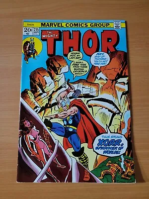 Buy The Mighty Thor #215 ~ VERY FINE - NEAR MINT NM ~ 1973 Marvel Comics • 15.82£
