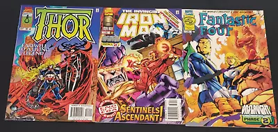 Buy Thor #502 Iron Man #332 Fantastic Four #416 (1996) Last Issues Of Original Runs • 15.77£