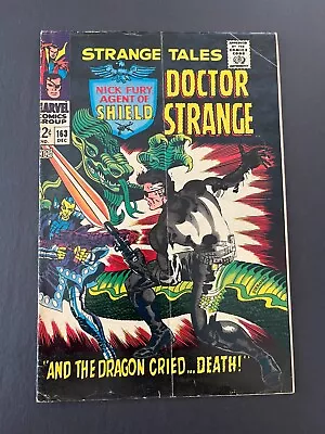 Buy Strange Tales #163 - 1st Appearance Of Clay Quartermain (Marvel, 1967) VG • 11.12£