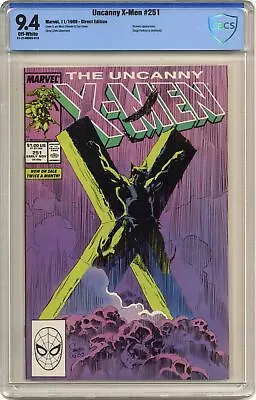 Buy Uncanny X-Men #251 CBCS 9.4 1989 21-214BDED-019 • 84.33£