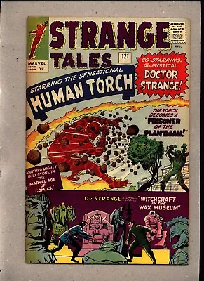 Buy Strange Tales #121_june 1964_very Fine Minus_dr. Strange_human Torch_silver Uk! • 0.99£