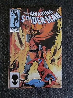 Buy AMAZING SPIDER-MAN #261 FN/VF Charles Vess HOBGOBLIN Cover Venom Symbiote Excape • 8£