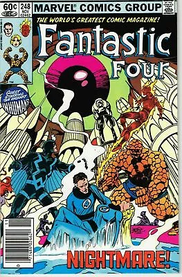 Buy Fantastic Four #248 (1962) - 9.0 VF/NM *Nightmare/Inhumans* • 4.92£