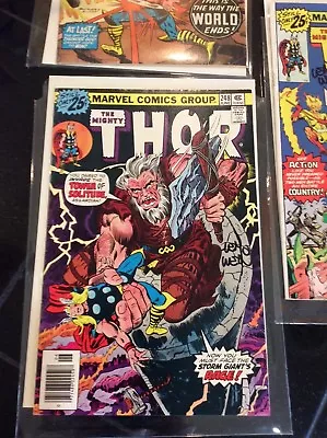 Buy Thor 248 Signed  By Len Wein Hulk 181 • 40.12£