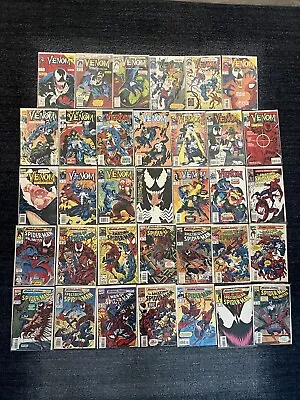 Buy 90s Venom Lot Of 34 Issues Lethal Protector Maximum Carnage Marvel Comics #1s • 159.33£