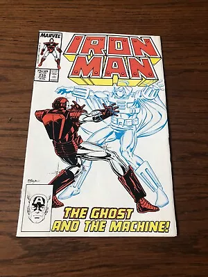Buy Iron Man #219 1987 8.0 VF 🔑 1st Ghost Thunderbolts MCU￼ • 11.98£