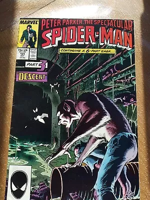 Buy Peter Parker The Spectacular Spider-Man #131 1987 Marvel Comic • 5£