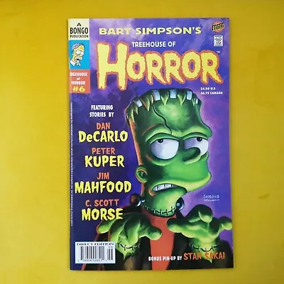 Buy Bart Simpson's Bongo Comics Treehouse Of Horror #6 2000 -1st Print Matt Groening • 20£