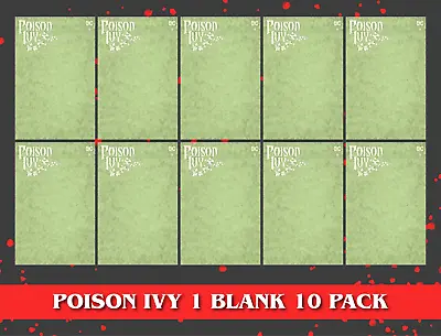Buy [10 Pack] Poison Ivy #1 (616) Exclusive Blank Var (02/15/2023) • 82.35£
