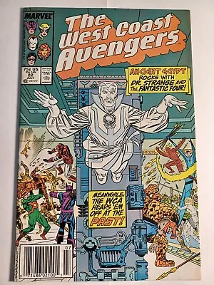 Buy West Coast Avengers #22 VF Newsstand Dr. Strange Marvel Comics C180 • 2.97£