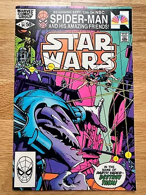 Buy Star Wars Issue #54 (Vintage Marvel 1982 Comic) • 8.84£