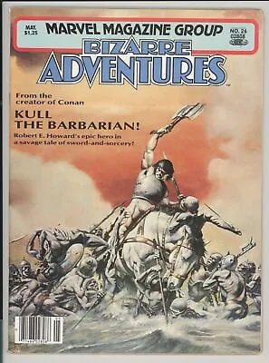 Buy Bizarre Adventures #26 - Kull The Barbarian - Magazine Sized -  Marvel - 1981 • 23.03£