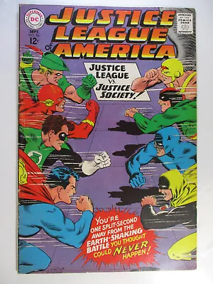 Buy Justice League Of America #56 Negative Crisis Earths 1 & 2, VG/F, 5.0, OWW Pages • 19.70£