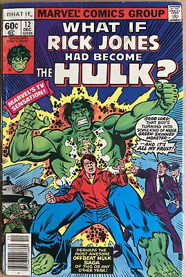 Buy What If #12 December 1978 Rick Jones Had Become The Hulk? Avengers Appearance • 22.99£
