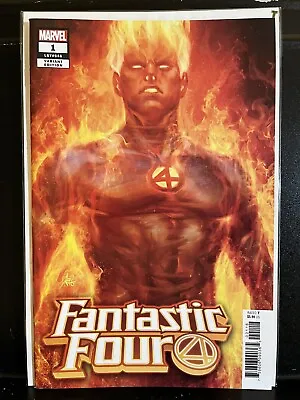 Buy Fantastic Four #1 Artgerm Human Torch Variant (2018 Marvel) We Combine Shipping • 3.98£