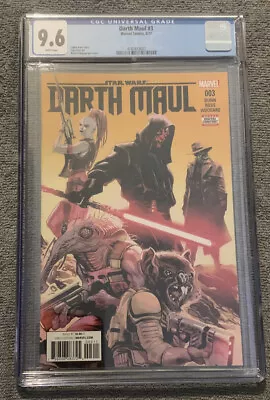 Buy Star Wars Darth Maul #3 2017 1st Print CGC 9.6 2017 1st Cover With Cad Bane!! • 134.36£