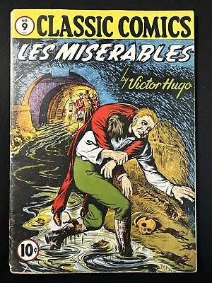 Buy Les Miserables #9 Classic Comics 1st Edition Print HRN 0 Golden Age 1943 VG • 157.74£