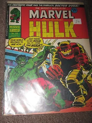 Buy The Mighty World Of Marvel 124 (with Hulk, Fantastic Four & DareDevil) • 4£