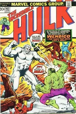 Buy Marvel Comics The Incredible Hulk Vol 1 #162A 1973 5.0 VG/FN 🔑 • 52.24£