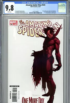 Buy Amazing Spider-Man #545 (2007) Marvel CGC 9.8 1st Appearance Of Lily & Carlie! • 101.36£