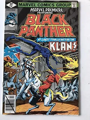 Buy Comic, Marvel Premiere Black Panther #52, Vol 1 1980 KKK Appearance • 24.02£