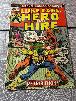 Buy Hero For Hire #14; Marvel | Luke Cage 1st Appearance Big Ben - We Combine Ship • 7.11£