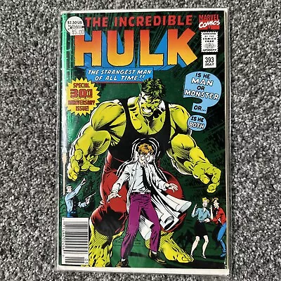 Buy The Incredible Hulk #393 Marvel Comics May 30th Anniversary Issue NM • 7.55£