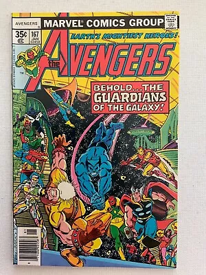 Buy AVENGERS #167: Marvel Comics Avengers Meet The GOTG (Jan 1978, Marvel) VF/NM 🔑  • 19.70£