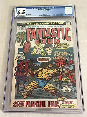 Buy Fantastic Four 129 Cgc 6.5 1st App Thundra Wizard Trapster Sandman Marvel Comics • 52.28£