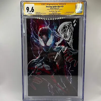 Buy Amazing Spider-Man #29 CGC 9.6 Sign And Sketch By John Giang NYCC Exclusive • 383.76£
