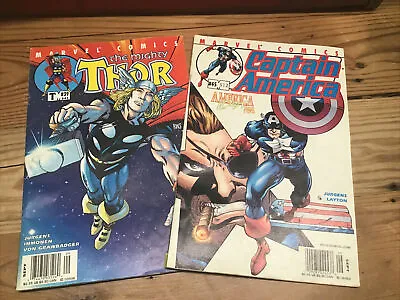 Buy Lot Of 2 Marvel Comics Captain America #45 & The Mighty Thor #39 • 2.33£