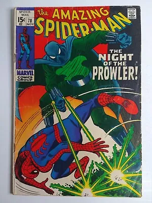 Buy Marvel Comics Amazing Spider-Man #78 1st Appearance The Prowler (Hobie Brown) FN • 150.31£