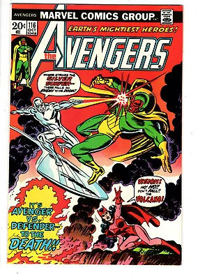 Buy Avengers #116 (1973) - Grade 9.2 - Defenders & Silver Surfer Appearance! • 78.84£