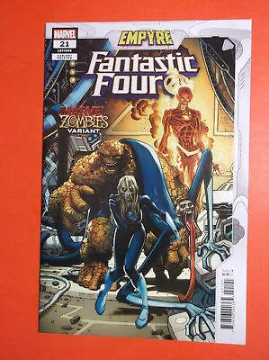 Buy Fantastic Four # 21 - Nm 9.4 - Marvel Zombies Variant- Art Adams Cover - Lgy 666 • 8.66£