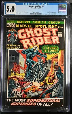 Buy Marvel Spotlight #5 CGC VG/FN 5.0 1st Appearance Ghost Rider! Ploog Cover • 822.68£