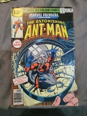 Buy MARVEL PREMIERE   THE ASTONISHING ANT-MAN   SCOTT LANG Comic #47 APR 1979 • 82.99£