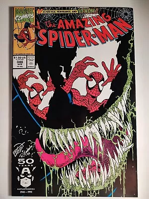 Buy Amazing Spider-Man #346, VF/8.0, Marvel 1991, Erik Larsen Cover, Venom 🔥🔥🔥 • 15.99£