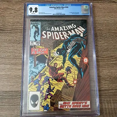 Buy Amazing Spider-Man #265 CGC 9.8 White Pages 1st Silver Sable 🔥🔑  • 299.95£