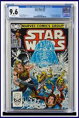 Buy Star Wars #74 CGC Graded 9.6 Marvel August 1983 White Pages Comic Book. • 129.52£