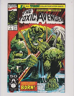 Buy Toxic Avenger #1 1991 Marvel Troma Films Reboot Coming 1st Appearance In Comics • 23.64£
