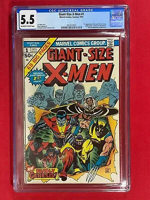 Buy Giant-Size X-Men #1 - Marvel Comics 1975 CGC 5.5 1st Appearance Of The New X-Men • 1,430.43£