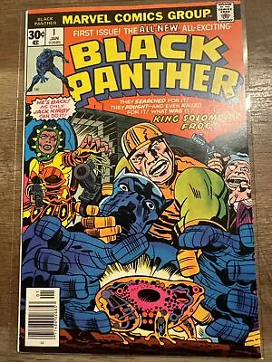 Buy BLACK PANTHER 1 - 1st Solo  JACK KIRBY NM 9.4 Not CGC • 47.97£