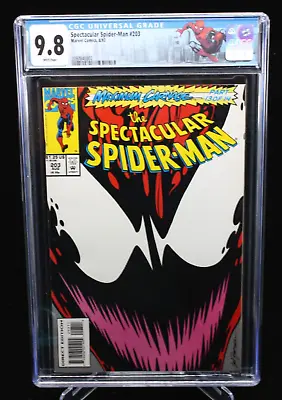 Buy Spectacular Spider-Man #203 - Many Appearances/Sal Buscema Cover (CGC 9.8) 1993 • 98.52£
