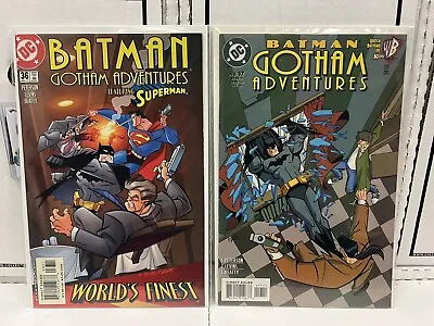 Buy Batman Gotham Adventures 17 And 36 DCAU Tie-in Superman VF-NM • 8.03£