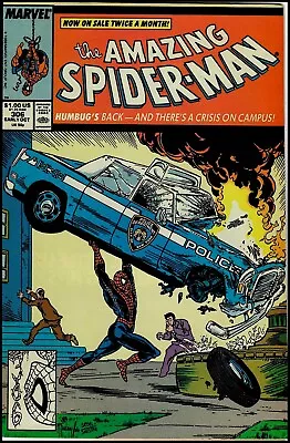 Buy Amazing Spider-Man (1963 Series) #306 'Action #1 Cover Swipe' VG+ Condition 1988 • 16.21£