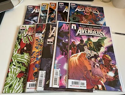 Buy The Avengers #1 To 10 2023/24 Bundle Marvel McKay Ten Issues • 25£
