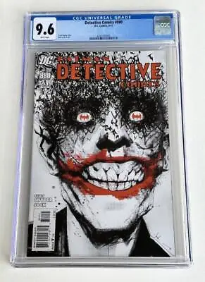 Buy Detective Comics #880 CGC 9.6 (NM+) Classic Joker Jock Cover D.C. Comics 2011 • 236.52£